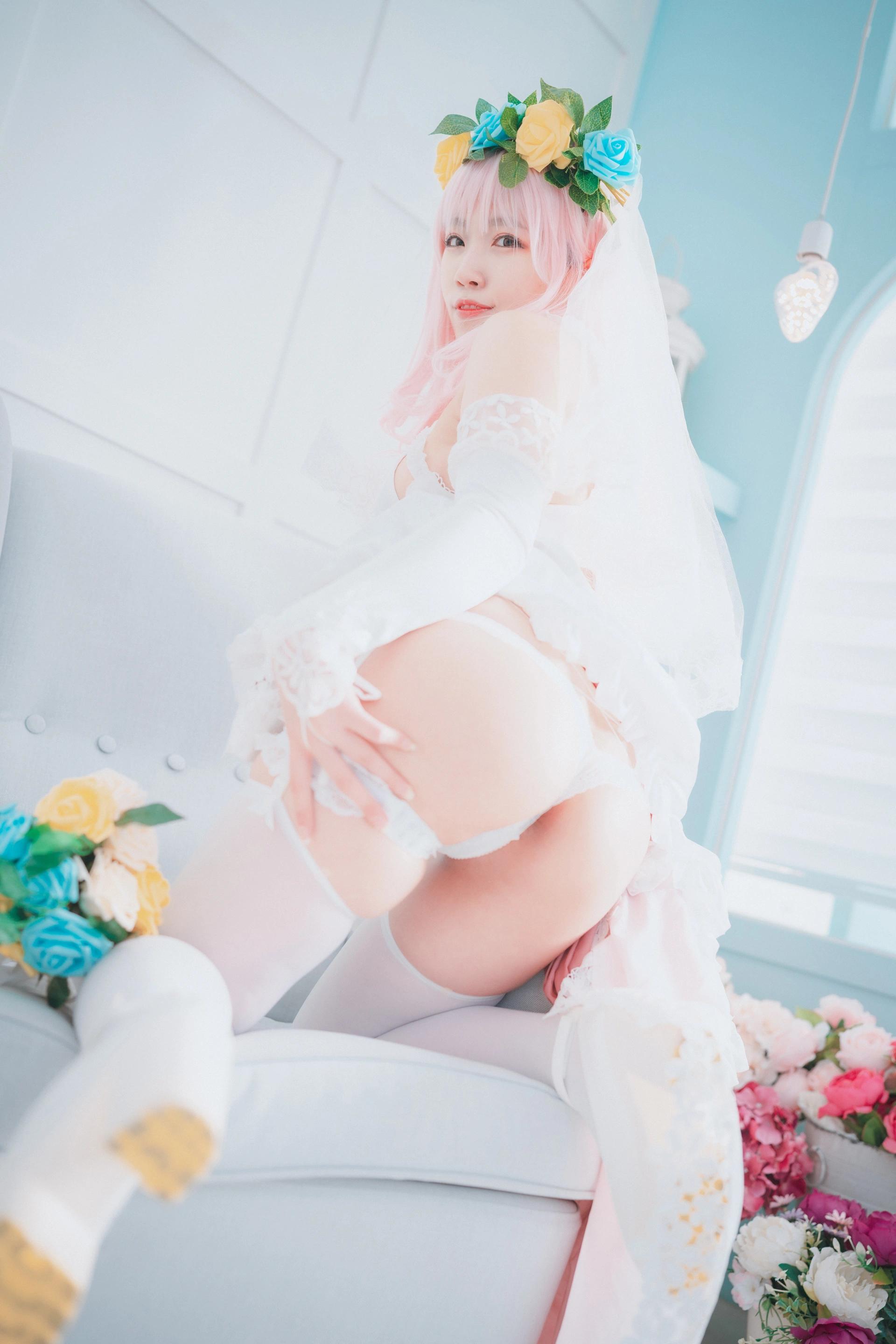 316.DJAWA Photo – Myaron - Super Sonico White Wedding 1